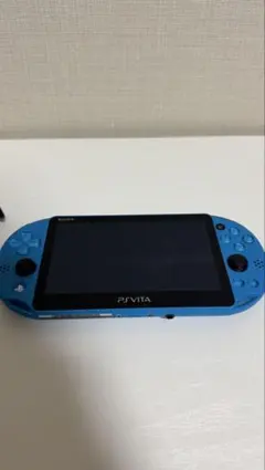 psvita pch-2000 アクアブルー・充電器付属•初期化済み