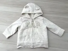 baby GAP くま耳 フード付きパーカー アイボリー
