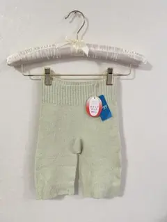 スロギー G067 ほっとアイテム　３分丈ニットパンツ　グリーン　M LL