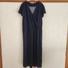 授乳　マタニティー　ワンピース M