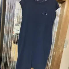 CONVERSE ネイビー 半袖ワンピース