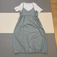 【新品】マタニティ　キャミワンピースTシャツ　セット