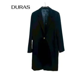 B0687DURASロング長袖ロングコート　オフィスカジュアル　デートのサムネイル