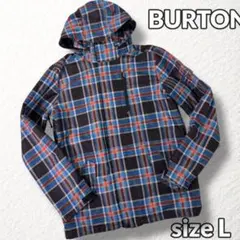 美品【BURTON】バートンスノボウェア DRYRIDE チェック 13ロゴ L