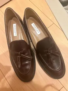 BARNEYS NEW YORK ローファー スウェード 25.5cm - メルカリ
