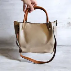美品【ノーブランド】ショルダー3WAY BAG