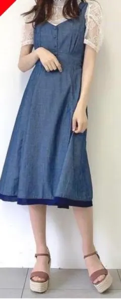 ミッシュマッシュ ワンピース ジャンパースカート