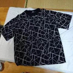 AZUL by moussy 幾何学模様 Tシャツ Fサイズ