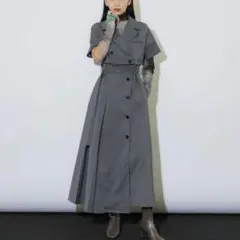 UNITED TOKYO 3way レイヤージャケットワンピース ジャンスカ