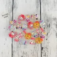 C-9 デコパーツ 20個セット ハンドメイド素材 デコレーション用 パーツ