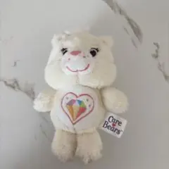 ケアベア キーホルダー ぬいぐるみ 白