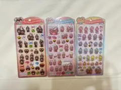 正規品　うるちゅるポップシール　モンチッチ　３枚セット