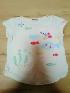 ホットビスケッツ　ミキハウス　黄色　Tシャツ　80