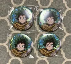 ヒロアカ オープンスクール 緑谷出久 缶バッジ カップケーキ レア