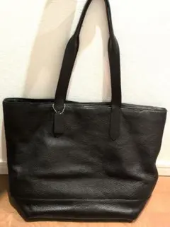 COACH トートバッグ ブラック レザーのサムネイル