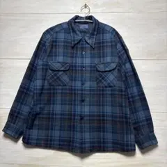 T*K様 PENDLETON USA製 ウールシャツ XL チェック柄 古着