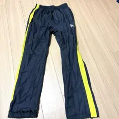 ルコックスナイロン ネイビー イエロー ウォームアップパンツM1262番