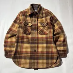 80s VAN wool 50s style L/S shirt y2k
