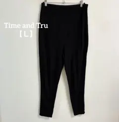 Time and Tru マタニティ レギンス パンツ 黒 Lサイズ 12-14