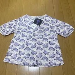 新品！ユニクロ　アナスイ　アナスイミニ　Tシャツ　紫　タグつき　130 オシャレ