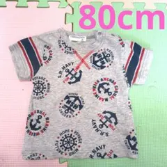 CROISSANCE BEBE マリン柄 Tシャツ 80cm　ベビー服　夏のサムネイル