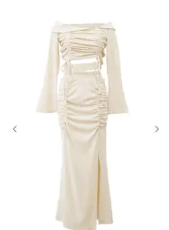 randy ドロストオフショルスウェットセットアップ