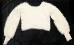 GRL フェザーニットカシュクールトップス kz448