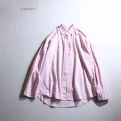 Ermenegirdo Zegna コットンヘリンボーン セミワイドカラーシャツ 