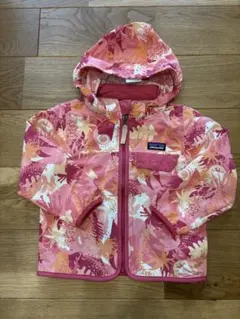 patagonia フード付きジャケット 3T ピンク系