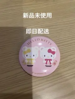新品☆ハローキティ 缶バッジ くまさん