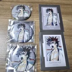 るろうに剣心 缶バッジ　レア！ るろうに剣心 Ani-Art 缶バッジ 相楽左之助 2個セット - メルカリ