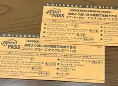 エクスプレスパス usj 2枚
