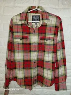 Abercrombie & Fitch チェック柄長袖シャツ L