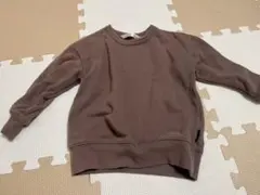 薄手トレーナー　futafuta DAILY LINE トレーナー ブラウン