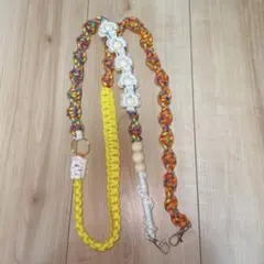 スマホショルダーストラップ♡パラコード♡お花