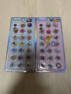 Kira☆Coro サンリオ　キラコロ　おはじきシール　日焼けキティ　2枚セット