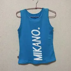 MIKANO 青 タンクトップ クロスデザインのサムネイル
