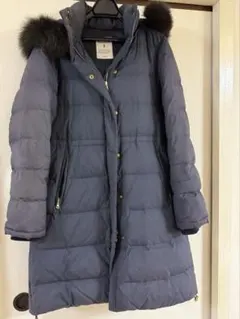 ファー付きフード ロングダウンジャケット