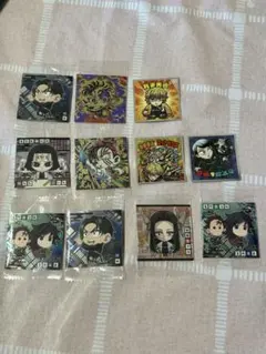 鬼滅の刃 ディフォルメシールウエハース ビックリマンチョコ　11枚　まとめ売り