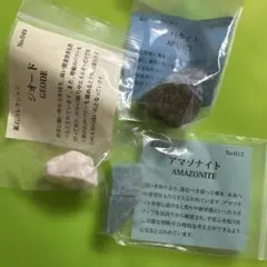 鉱石コレクション ジオード アパタイト アマゾナイト 3種セットのサムネイル