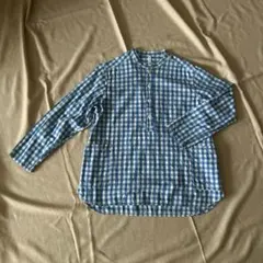 NATURAL LAUNDRY ギンガムチェック プルオーバーシャツ 2のサムネイル