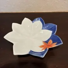 深川製磁　紅葉皿