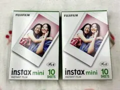 【新品・未開封】FUJIFILM instax mini フィルム 10枚x2個