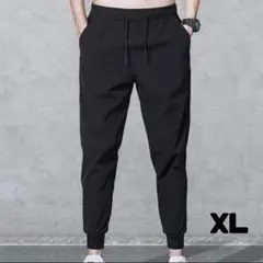 ジョガーパンツ ルームウェア トレーニング 運動 スポーツ ブラック XL
