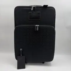 COACHコーチ キャリーケース シグネチャー 総柄 スーツケース ブラック