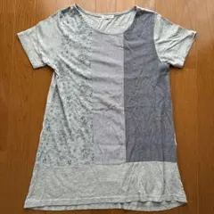 半袖Tシャツ　長め丈　グレーのサムネイル