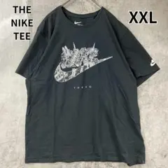 ナイキ 黒色 Ｔシャツ 東京限定 ＴＯＫＹＯ ビッグプリント 半袖 【い192】