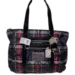 タグ付き　新品　COACH チェック柄トートバッグ　14360