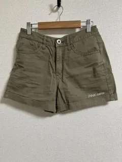 PINK-latte カーキ ショートパンツ Sサイズ