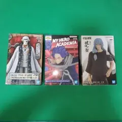 ​【3点セット】ワンピース ＆ ヒロアカ ＆ 呪術廻戦 フィギュア まとめ売り